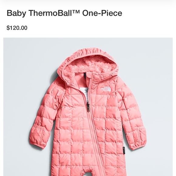 The North Face Infant Fleece One-Piece Snow Suit - Picture 1 of 7